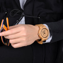 Men Wood Watches Top luxury Brand Design bamboo Wooden WristWatches fo women With Leather Bands in gift box