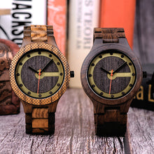 Timepieces Men Wooden Watch with Dial Sport New Design Wristwatch Relogio Masculino in Wooden Box