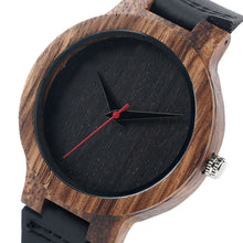 Wooden Watches Quartz Watch - Modern Wristwatch Analog Nature Wood Fashion Soft Leather Creative Birthday Gifts