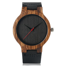 Wooden Watches Quartz Watch - Modern Wristwatch Analog Nature Wood Fashion Soft Leather Creative Birthday Gifts