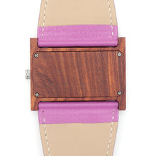 New Designer Wooden Watches Women with PU Leather Strap Quartz Watch Analog Casual Wood Ladies Wristwatches