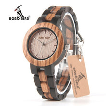 Luxury Style Lovers' Wood Watches Luminous Needles Handmade Wooden Band Wristwatch