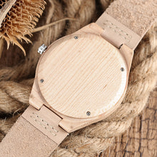 Marble Pattern Face Art Wooden Watch Minimalist Analog Style Natural Bamboo Clock Men and Women Quartz Sport Reloj de madera NEW
