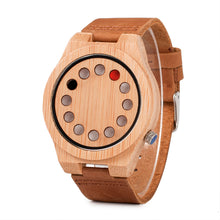 Luxury Quartz Mens Watches Casual Bamboo Wood Wristwatches Quartz-Watch C-D08