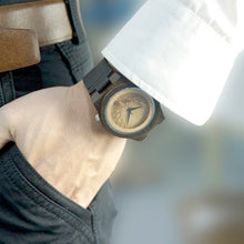 Deer Head Wooden Watches Antique Watch With Genuine Cowhide Leather Band Casual Watches