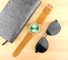 Top Luxury Wood Watch Men Gold Watch Fashion Wood Men's Watch Wooden Watches Clock