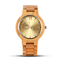 Fashion Men's Wood Watch - Luxury Wooden Watch Men Watch Popular Unique Full Wood Watches Clock