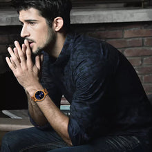 Fashion Men's Wood Watch - Luxury Wooden Watch Men Watch Popular Unique Full Wood Watches Clock