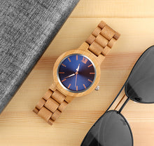 Fashion Men's Wood Watch - Luxury Wooden Watch Men Watch Popular Unique Full Wood Watches Clock