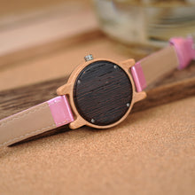 Ladies Bamboo Wood Wristwatches Luxury Brand Japan Quartz Relogio for Women Watch OEM Holiday Gifts