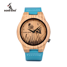Men Wood Watches Top luxury Brand Design bamboo Wooden WristWatches fo women With Leather Bands in gift box
