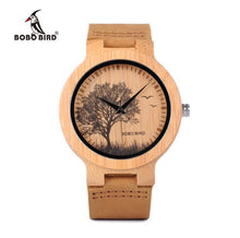 Men Wood Watches Top luxury Brand Design bamboo Wooden WristWatches fo women With Leather Bands in gift box