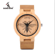 Men Wood Watches Top luxury Brand Design bamboo Wooden WristWatches fo women With Leather Bands in gift box