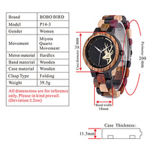 Lover Wood Watch Unique Luxury Design with Wooden Strap Japan Quartz Movement Wristwatch
