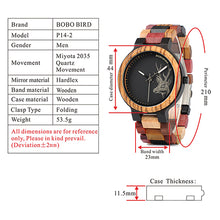 Lover Wood Watch Unique Luxury Design with Wooden Strap Japan Quartz Movement Wristwatch