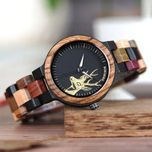 Lover Wood Watch Unique Luxury Design with Wooden Strap Japan Quartz Movement Wristwatch