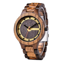 Timepieces Men Wooden Watch with Dial Sport New Design Wristwatch Relogio Masculino in Wooden Box