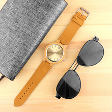 Top Luxury Wood Watch Men Gold Watch Fashion Wood Men's Watch Wooden Watches Clock