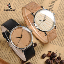 Timepieces Wood Watches Relogio Feminino - Wood Dial face Leather Strap Watch for Men and Women Casual Wristwatches