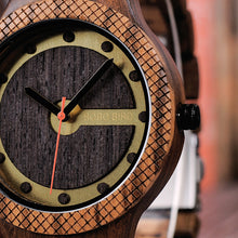 Timepieces Men Wooden Watch with Dial Sport New Design Wristwatch Relogio Masculino in Wooden Box
