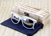 New Luxury Coated Sunglasses for Men and Women - Bamboo Wood Holder Polarized Lens Sunglasses with Wood Box