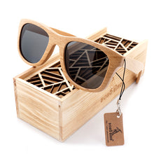 Natural Handmade Bamboo Sunglasses Vintage Polarized Mirror Coating Lenses Eyewear gafas de sol