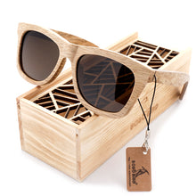 Wood Sunglasses - Brand Designer brown wooden sunglasses Style Square SunGlasses Gafas Oculos Masculino