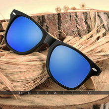 2018 New Retro Wood Bamboo Sunglasses - Brand Design Goggles Unisex Sun Glasses with case