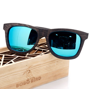 Premium Natural Frames Original Wooden Casual Polarized Lens Sunglasses for Men and Women With Gift Box