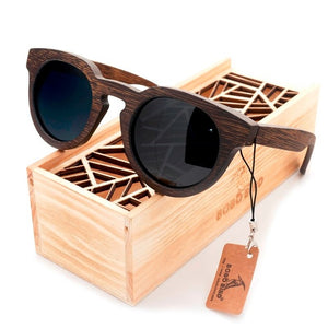 Luxury Brand Polarized Lens Handmade Sunglasses for Women with Wooden Box Steampunk C-BG012