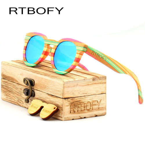 Wood Sunglasses Women Top Quality Polarized Cat Eye Sunglasses Brand Designer Color Ray UV400