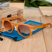 Casual Simple Style Handmade Imitative Bamboo Wood Sunglasses for Women
