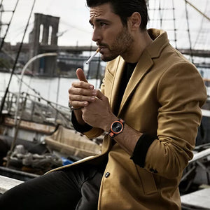 Top Luxury Wood Wrist Watch Unique Wood Watches Fashion Full Wooden Men's Watch Men Watch Wooden Clock