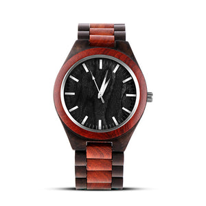 Top Fashion Wood Watches Unique Wooden Watch Men Watch Popular Luxury Full Wood Men's Watch Clock