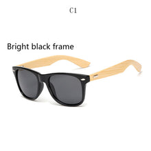 BOYSEEN Retro Wood Sunglasses Men Bamboo Sunglass Women Brand Design Sport Goggles Gold Mirror Sun Glasses Shades