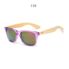 BOYSEEN Retro Wood Sunglasses Men Bamboo Sunglass Women Brand Design Sport Goggles Gold Mirror Sun Glasses Shades