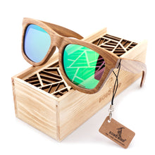 100% Handmade UV400 Polarized Wooden Sunglasses in wood box