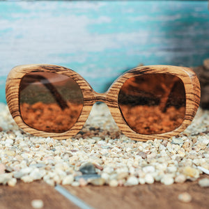Wooden Bamboo Sunglasses Polarized Sun Glasses for Women - Ladies Eyewear Luxury Handmade Bamboo in Wood box