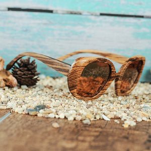Wooden Bamboo Sunglasses Polarized Sun Glasses for Women - Ladies Eyewear Luxury Handmade Bamboo in Wood box