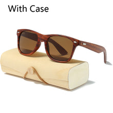 Handmade square Wood Sunglasses for Men & women - Mirror Wooden Sun Glasses