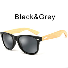 2018 New Retro Wood Bamboo Sunglasses - Brand Design Goggles Unisex Sun Glasses with case