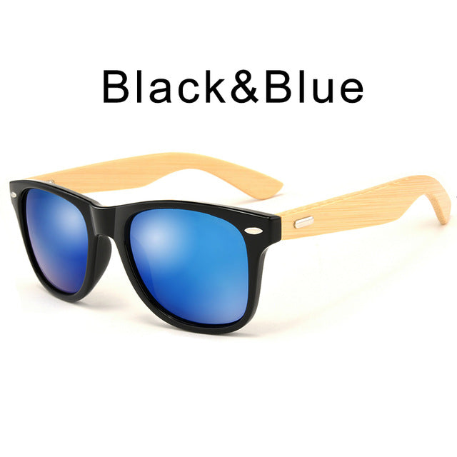 2018 New Retro Wood Sunglasses for Men & Women - Brand Design Goggles Unisex Sun Glasses with case