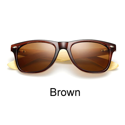 Ralferty Real Bamboo Polarized Sunglasses for Men UV400