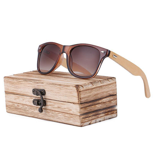 2018 New BEMUCNA Bamboo Sunglasses with Wood Box
