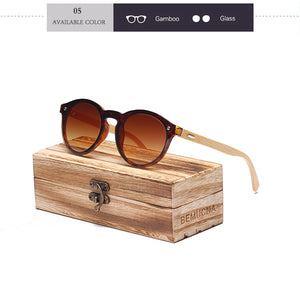 2018 BEMUCNA Wood Sunglasses for Women With wood box