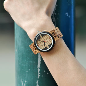 Wood Watch Quartz Wristwatches New Design Timepieces For Men and Women Relogio C-Q19
