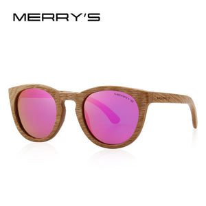 MERRY'S DESIGN HAND MADE Wooden Sunglasses Men/Women Retro Polarized Sun Glasses 100% UV Protection S'5268