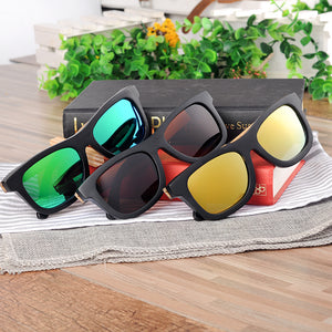 Wood Sun glasses Men Bamboo Polarized Sunglasses  For Men & Women UV Protection Eyewear in Gifts Box